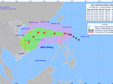 Thủ tướng Chính phủ yêu cầu chủ động ứng phó bão YINXING