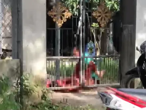 Tạm giữ đối tượng dùng dao chém nát mặt người phụ nữ ở Long An