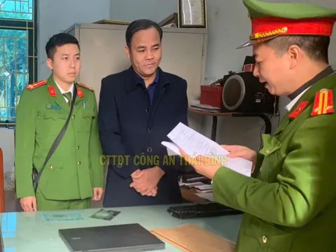 Khởi tố, bắt tạm giam Trưởng phòng Tổ chức hành chính, Cục Thống kê tỉnh Thái Bình
