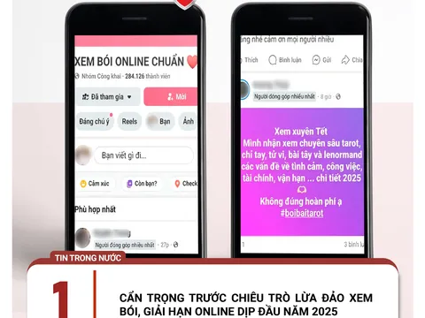 Cảnh giác trước chiêu trò lừa đảo xem bói, giải hạn online đầu năm
