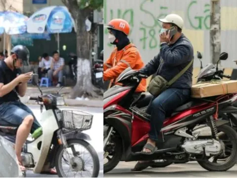 Người điều khiển xe máy dừng xe để nghe điện thoại có bị xử phạt không?