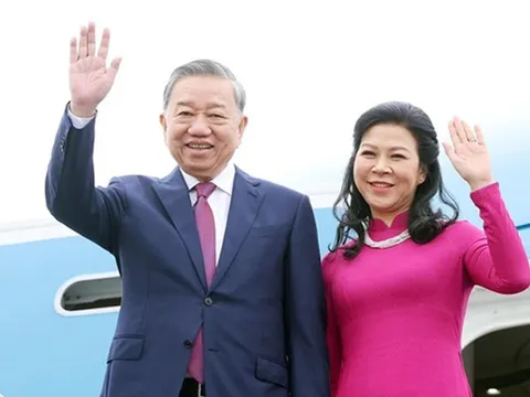 Tổng Bí thư Tô Lâm và Phu nhân lên đường thăm Indonesia, Ban Thư ký ASEAN và Singapore