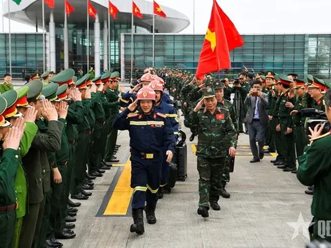 Đội cứu hộ, cứu nạn Việt Nam đến Myanmar hỗ trợ khắc phục hậu quả động đất