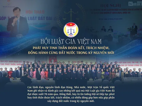 Hội Luật gia Việt Nam: Phát huy tinh thần đoàn kết, trách nhiệm, đồng hành cùng đất nước trong kỷ nguyên mới