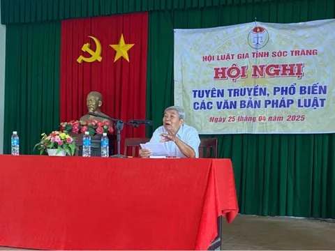 Hội Luật gia tỉnh Sóc Trăng đẩy mạnh tuyên truyền pháp luật về đất đai, môi trường