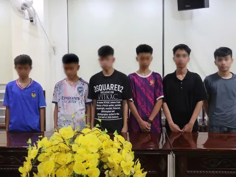 Bắt giữ nhóm trộm 'nhí' gây ra nhiều vụ trộm xe máy ở Nghệ An