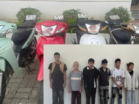 Bắt nhóm đối tượng liên tiếp gây ra 4 vụ trộm cắp tài sản ở Thanh Hóa