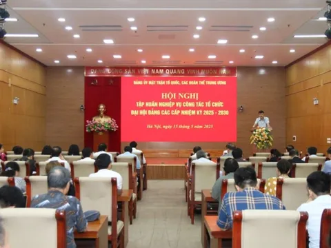 Đảng bộ Hội Luật gia Việt Nam tham gia tập huấn nghiệp vụ công tác tổ chức Đại hội Đảng các cấp