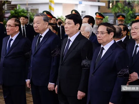 Lãnh đạo Đảng, Nhà nước viếng nguyên Chủ tịch nước Trần Đức Lương