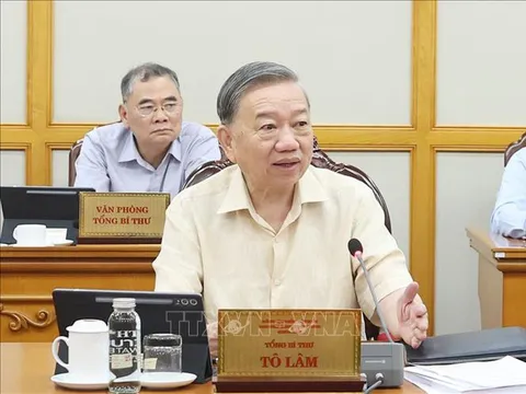 Tổng Bí thư Tô Lâm: Kịp thời tháo gỡ khó khăn, vướng mắc khi vận hành bộ máy mới