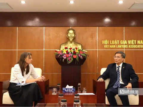 Chủ tịch Hội Luật gia Việt Nam tiếp quan chức Ủy ban Nhân quyền Australia
