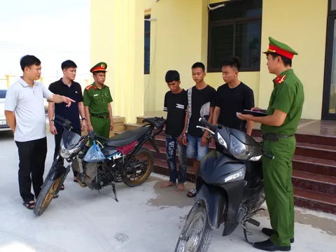 Bắt nhóm đối tượng gây ra 5 vụ cướp giật điện thoại ở Ninh Bình