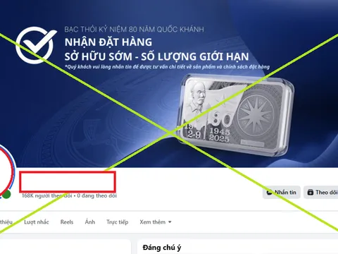 Cảnh báo lừa đảo bằng thủ đoạn giả mạo fanpage của các công ty, tập đoàn vàng bạc, đá quý