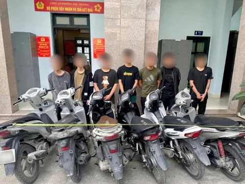 Bắt nhóm đối tượng gây ra hàng loạt vụ trộm xe máy ở Hà Nội