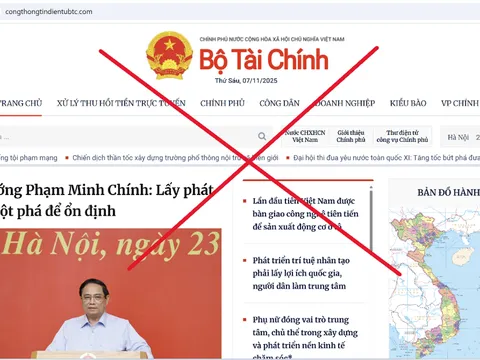 Cảnh báo thủ đoạn giả mạo Cổng thông tin điện tử Bộ Tài chính để lừa đảo