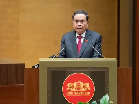 Chủ tịch Quốc hội Trần Thanh Mẫn ký ban hành Nghị quyết của Quốc hội về nhân sự