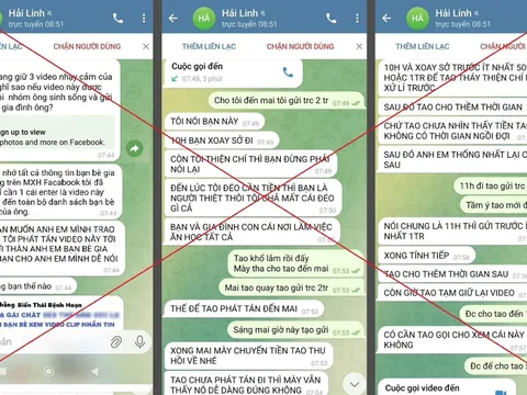 Cảnh báo chiêu trò 'chat sex' trên mạng xã hội