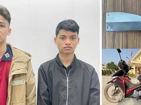 Bắt 2 đối tượng dùng dao đe dọa lái xe ôm để cướp tài sản