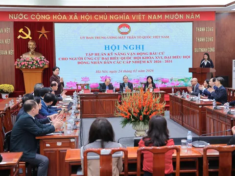 Danh sách người ứng cử ĐBQH khóa XVI thuộc khối Mặt trận Tổ quốc Việt Nam