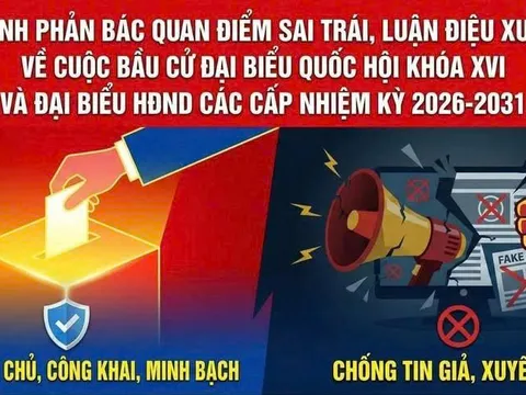 Phòng ngừa, đấu tranh với thông tin xấu, độc liên quan đến cuộc bầu cử đại biểu Quốc hội khóa XVI và HĐND các cấp nhiệm kỳ 2026 - 2031