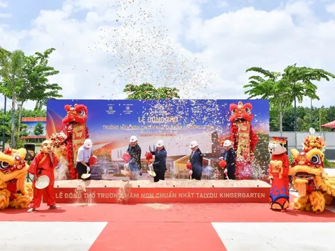 Chính thức động thổ trường mầm non Taiyou Kindergarten, hoàn thiện không gian sống chuẩn Nhật tại Cát Tường Park House
