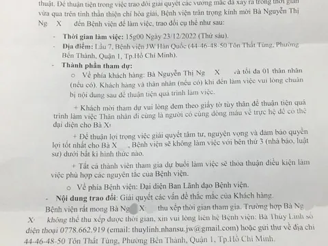 Bệnh viện JW Hàn Quốc bị khách hàng tố nâng hỏng ngực: Những điều kiện 'kỳ lạ' của Bệnh viện với khách hàng