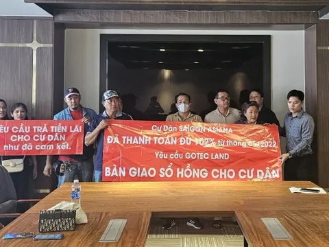 Gotec chậm bàn giao sổ hồng cho cư dân Saigon Asiana và Asiana Capella