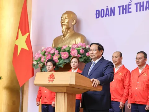 Thủ tướng: Đoàn Việt Nam dự SEA Games 33 với tinh thần thể thao cao thượng và niềm tự hào dân tộc
