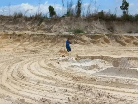 Bình Thuận: Hai DN ở Hàm Tân bị thanh tra hoạt động khai thác khoáng sản