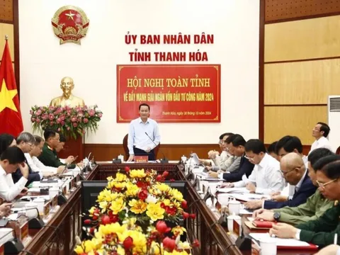 Thanh Hoá đứng trong nhóm các tỉnh, thành phố có tỷ lệ giải ngân vốn đầu tư công nhanh