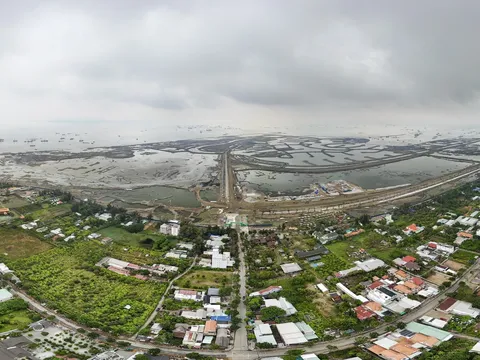 Hình hài khu đô thị lấn biển Cần Giờ sau hơn nửa năm khởi công