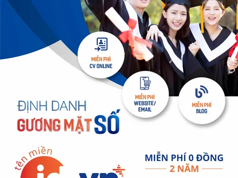 Kể từ ngày 01/6/2023, người dân có thể đăng ký sử dụng các tên miền mới id, ai, io.vn